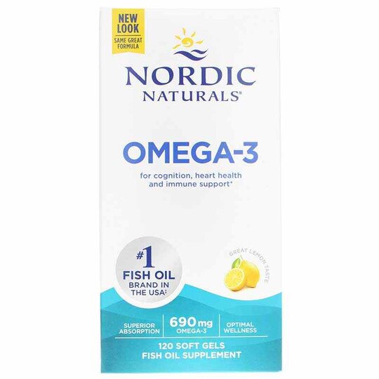 Omega-3 Lemon Softgels, NRN